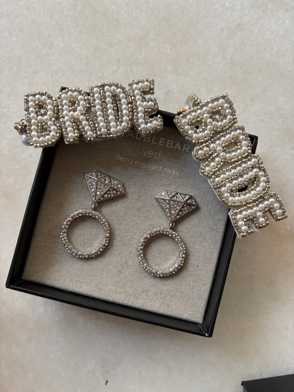 Engagement Ring Earrings & Bride Earrings